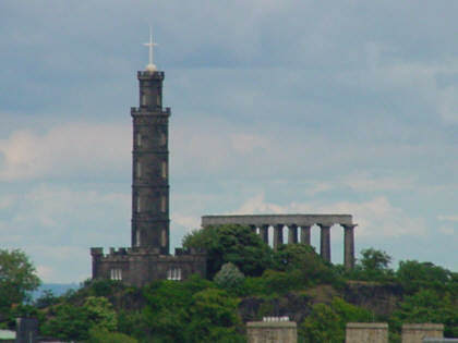 calton hill folly edinburgh picture photograph